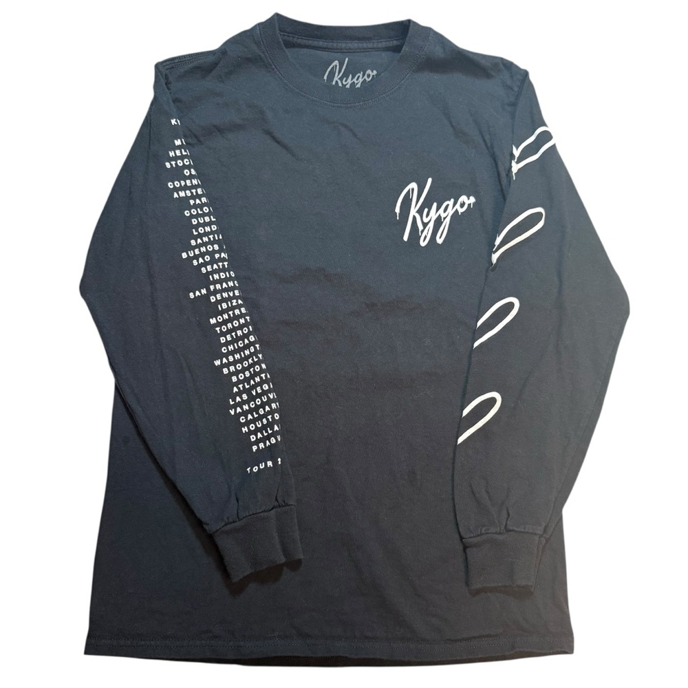 Kygo “The Kids In Love” tour long sleeve shirt black SMALL concert merch
